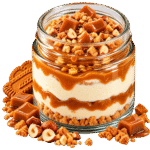 Cheesecake al caramello con nocciole