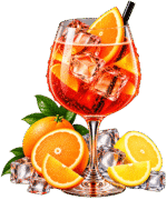Drink 5 Cocktail agrumato con ghiaccio e frutta fresca