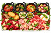 Gastronomia Mobile 12 Gran Tagliere Italiano di Antipasti
