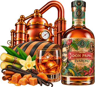 Composizione Don Papa Baroko e Spezie