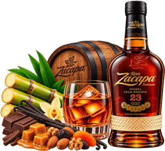 Composizione premium di rum Zacapa
