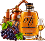 Grappa Bonollo tra rame e uva
