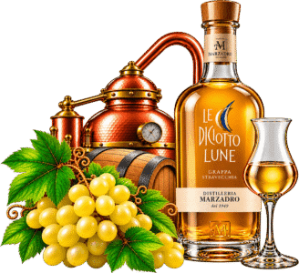 Grappa Marzadro tra Rame e Uva