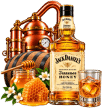 Jack Daniels Tennessee Honey Still Life