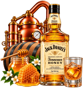 Jack Daniels Tennessee Honey Still Life