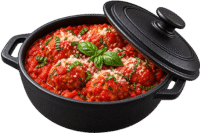 Gastronomia Mobile 25 Polpette al sugo in coccio nero