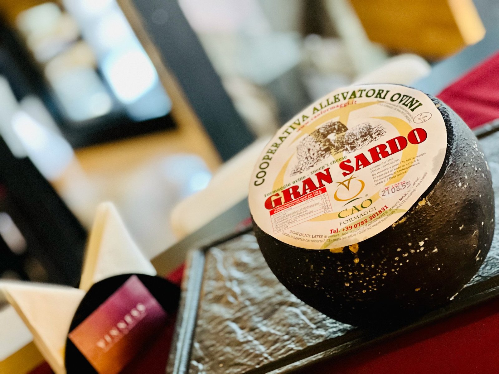 Gran Sardo, spicy island tenderness.