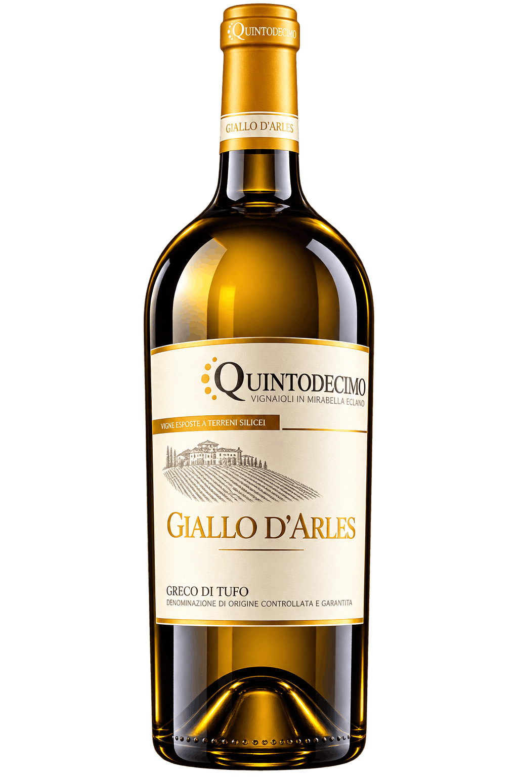 Bottiglia Giallo d’Arles Greco di Tufo DOCG "Giallo d'Arles" 2021 - Quintodecimo - immagine 1