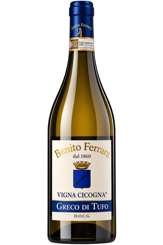 Bottiglia di Greco di Tufo DOCG Benito Ferrara