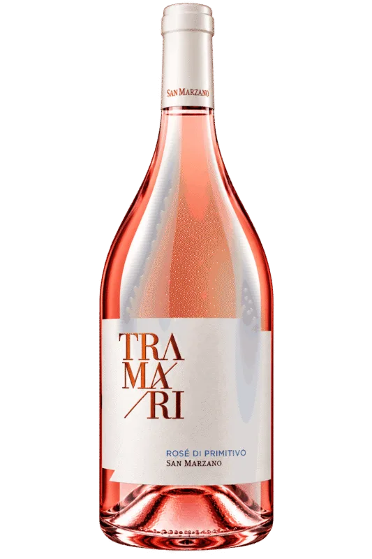 Bottiglia di rose Tramari San Marzano