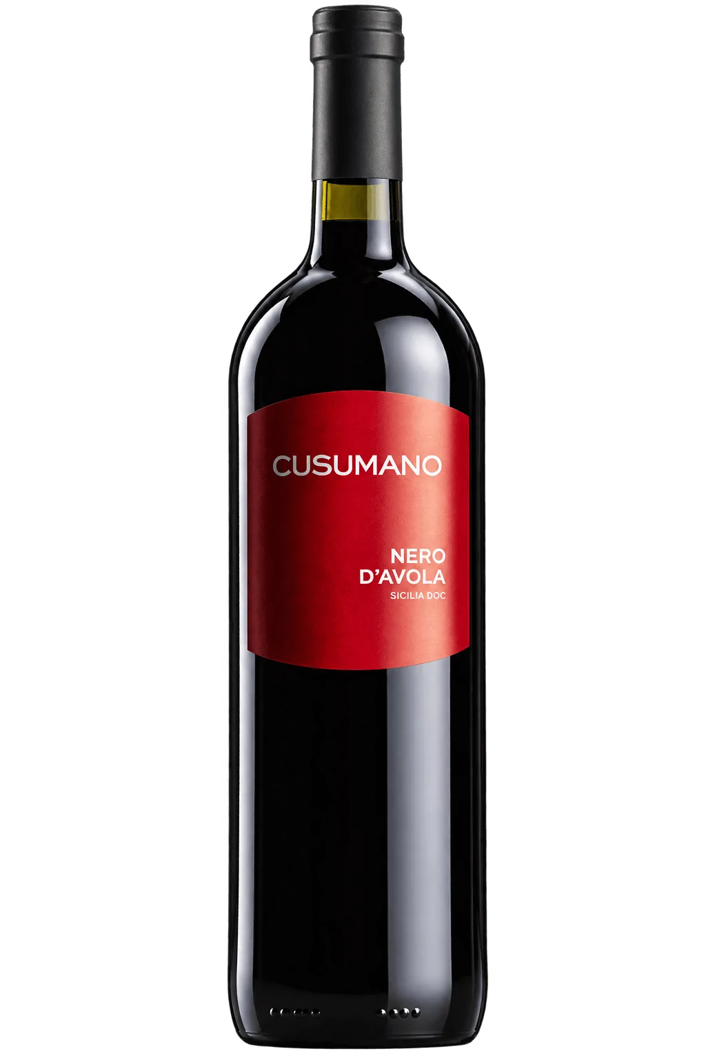 Bottiglia di vino Cusumano Nero dAvola