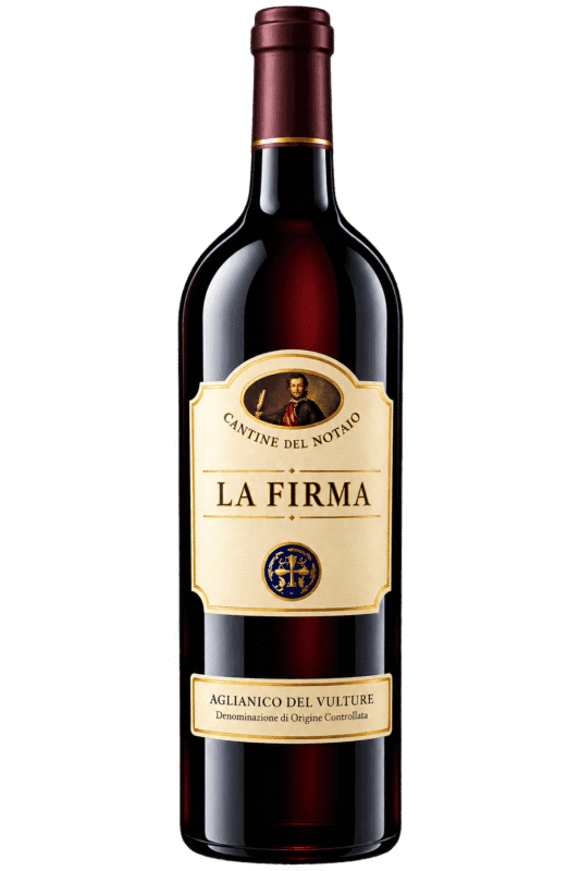 Bottiglia di vino La Firma