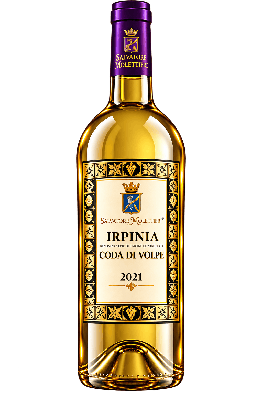 Bottiglia di vino bianco coda di volpe2021 Coda Di Volpe Irpinia DOC 2021 - Salvatore Molettieri - immagine 1