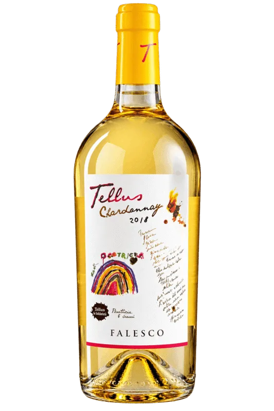 Bottiglia di Chardonnay Tellus Falesco