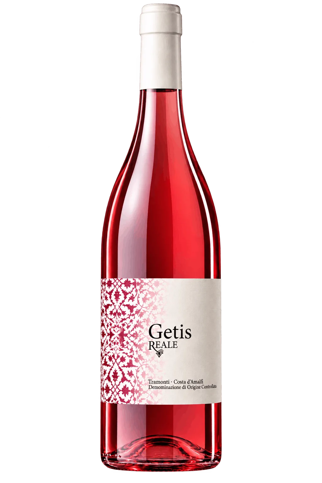 Bottiglia Getis Reale Rosato Isolata