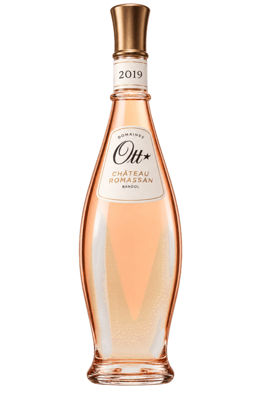 Bottiglia di rose Chateau Romassan 2019
