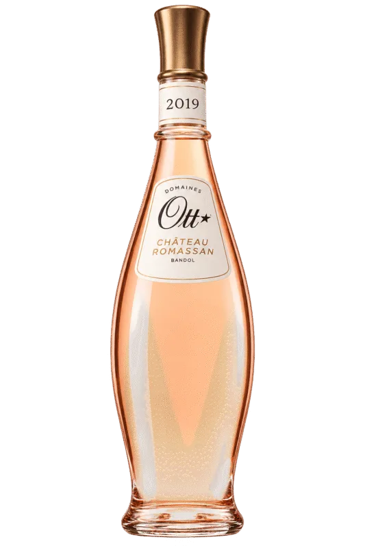 Bottiglia di rose Chateau Romassan 2019