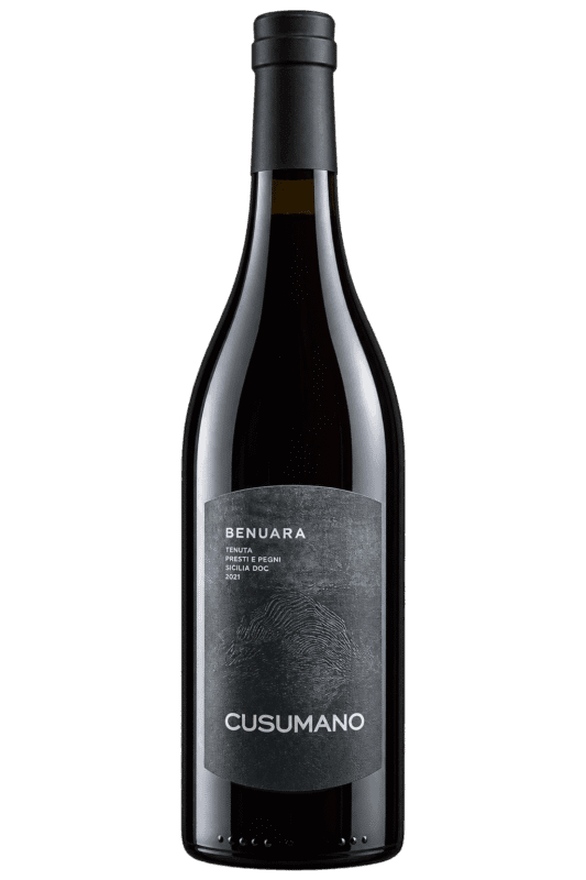 Bottiglia di vino Cusumano Benuara