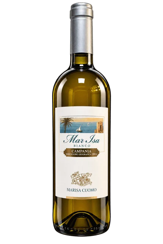 Bottiglia di vino bianco Mar Isa