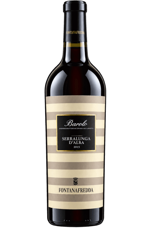 Bottiglia di Barolo Fontanafredda 2015