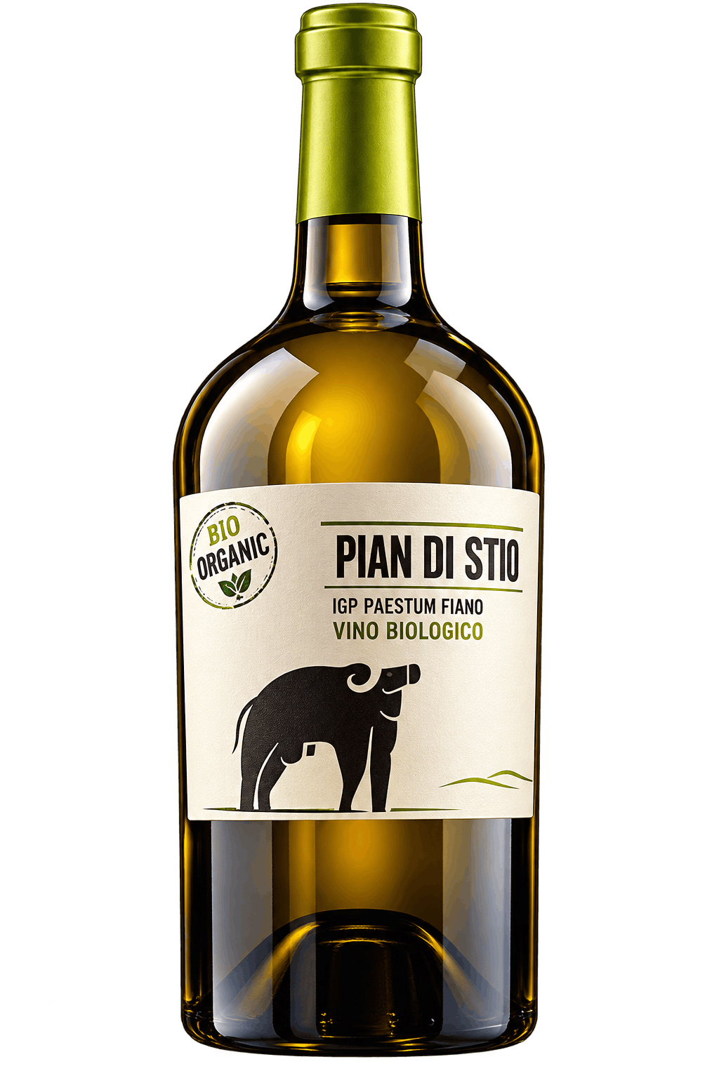 Bottiglia di vino biologico Pian di Stio Paestum Fiano IGP "Pian di Stio" 2021 - San Salvatore 1988 - immagine 1