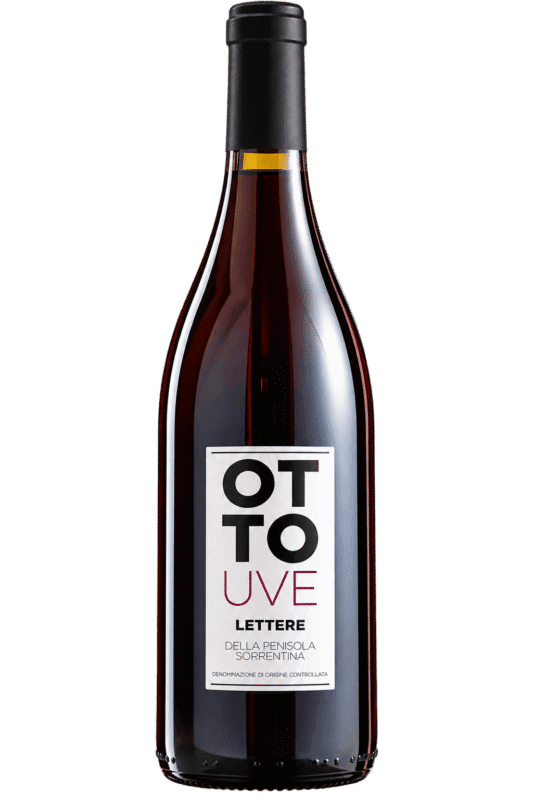 Bottiglia di vino rosso OTTO UVE