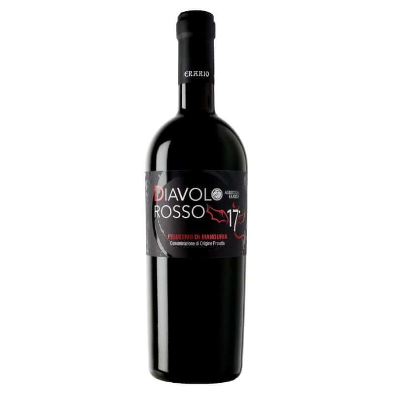 Primitivo_Diavolo_Rosso_2017_-_2_1748430361_0 Primitivo di Manduria DOP "Diavolo Rosso" 2017 - Erario - immagine 1