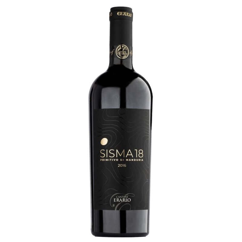 Sisma_18_Primitivo_2018_-_05878_1748369293_0 Primitivo di Manduria DOP "Sisma 18" 2018 - Erario - immagine 1