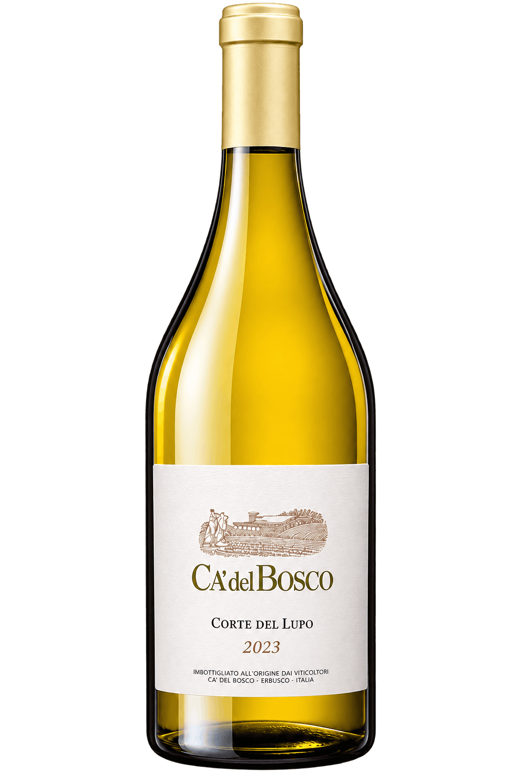 Bottiglia di Chardonnay Ca’ del Bosco 2023 Curtefranca Bianco "Corte del Lupo" 2023 - Ca' del Bosco - immagine 1